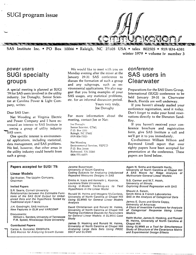 sas comms 15a