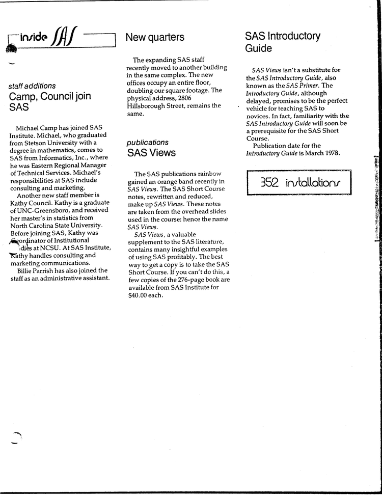 sas comms 11e