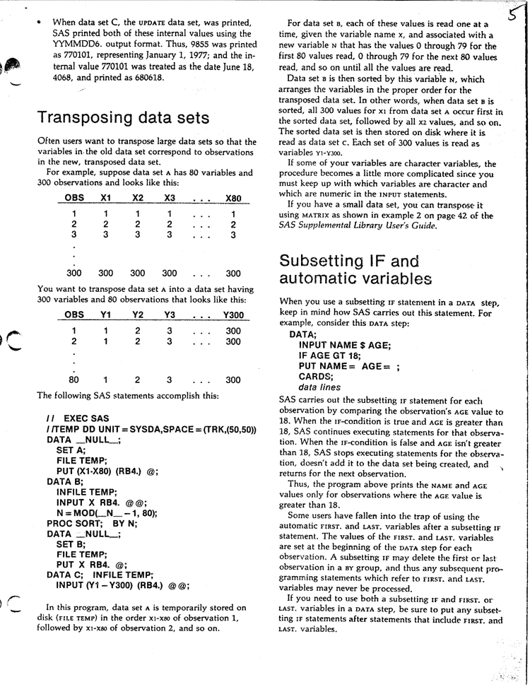 sas comms 13e