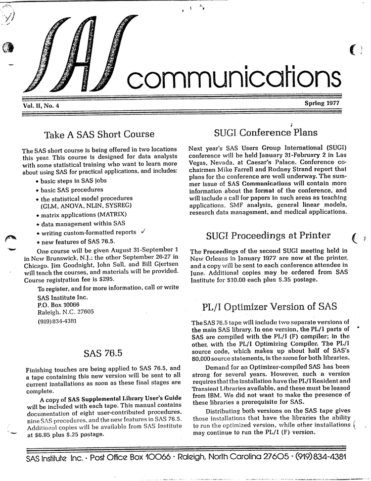 sas comms 9a